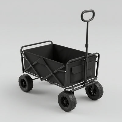 Foldable Utility Wagon for Outdoor and Heavy Loads