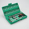 Automotive Socket Set with Ratchet and Storage Case