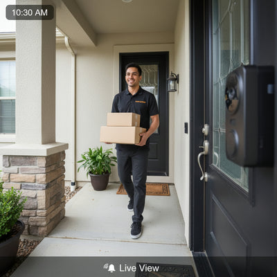 Video Doorbell Camera with Motion Detection for Home Security