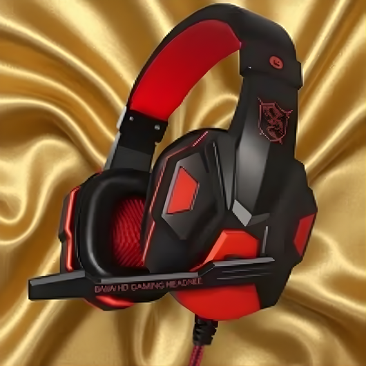 No‑Delay Plug‑In Gaming Headset with 120° Boom Mic