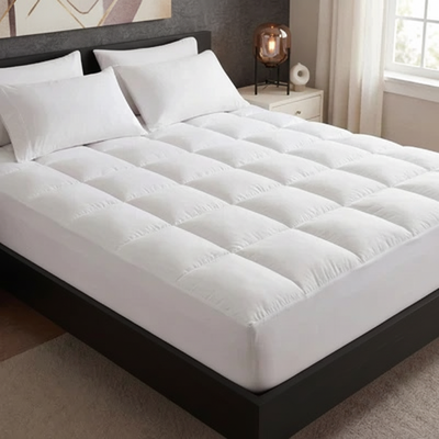 CloudNest Premium Quilted 1000GSM Luxury Extra Thick Mattress Topper - Fluffy Soft & Breathable