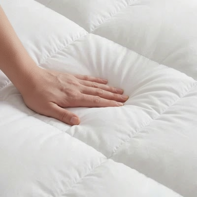 CloudNest Premium Quilted 1000GSM Luxury Extra Thick Mattress Topper - Fluffy Soft & Breathable