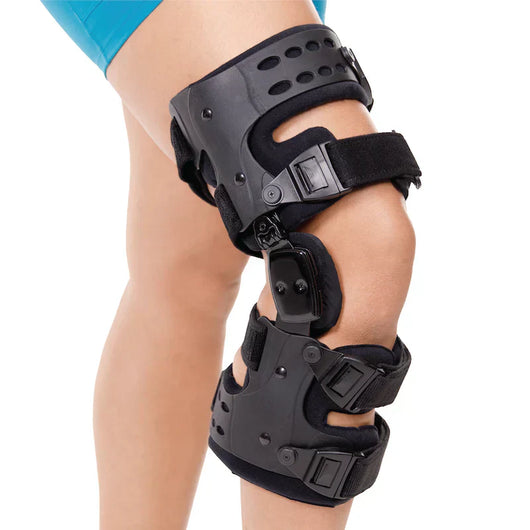 Adjustable Knee Brace Support For Joint Function Rehabilitation With Side Stabilizers